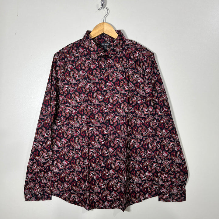 EXPRESS SLIM FIT PRINTED SHIRT