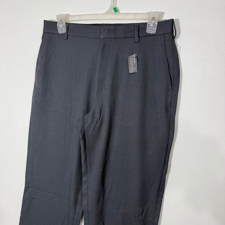 VAN HEUSEN SLIM FIT TRAVELER DRESS PANT BRA NEW WITH STRETCH GREY COLOUR