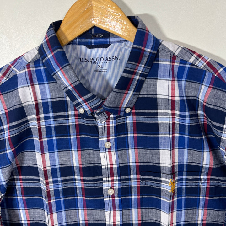 US POLO ASSN BUTTON DOWN HALF SLEEVES SHIRT