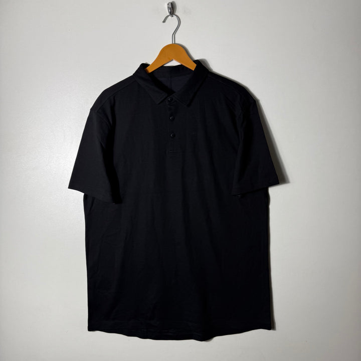 TEXTALE COTTON POLYESTER POLO TSHIRT BLACK COLOUR