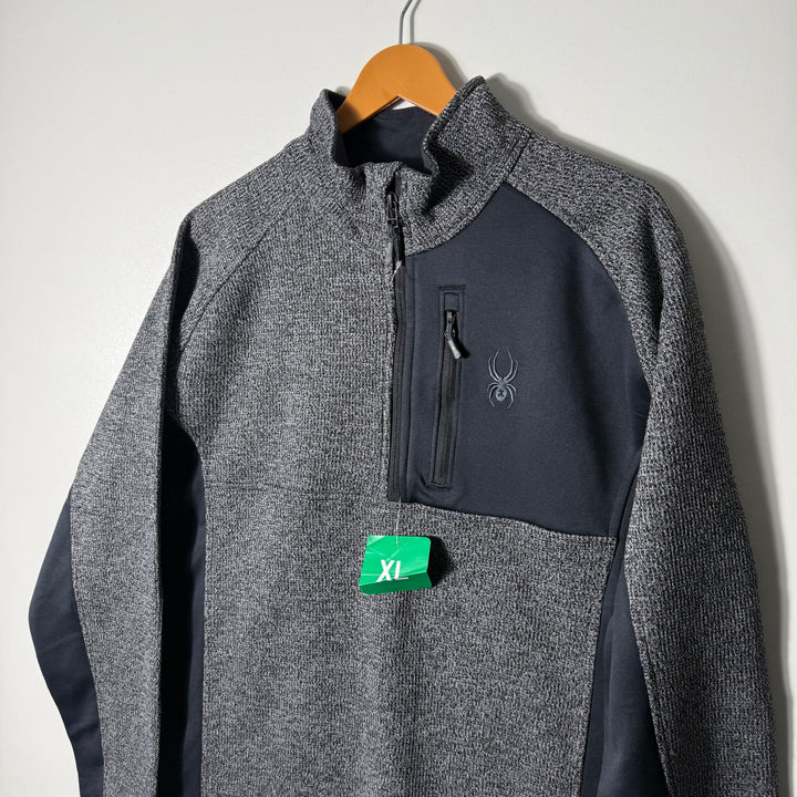 SPYDER HALF ZIP KNITWEAR PULLOVER BRAND NEW INNER FLEECE