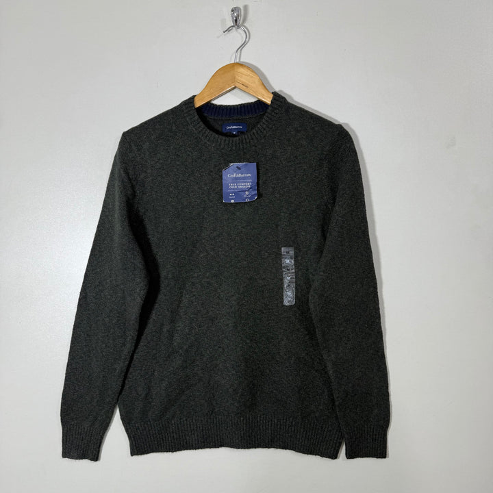 CROFT & BARROW KNITED COTTON SWEATER BRAND NEW STRETCH GREEN COLOUR