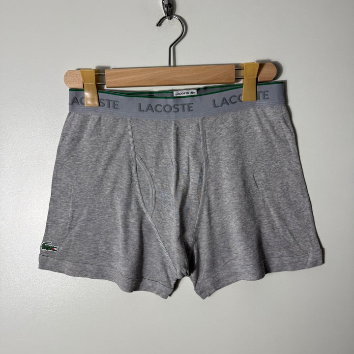 LACOSTE COTTON BOXER GREY COLOUR