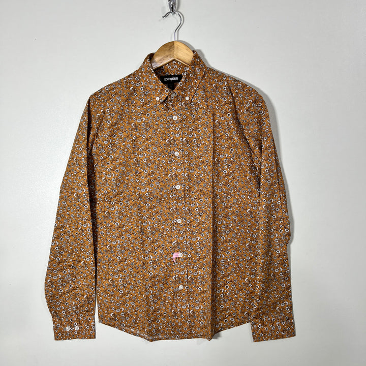 EXPRESS BUTTON DOWN CASUAL COTTON SHIRT