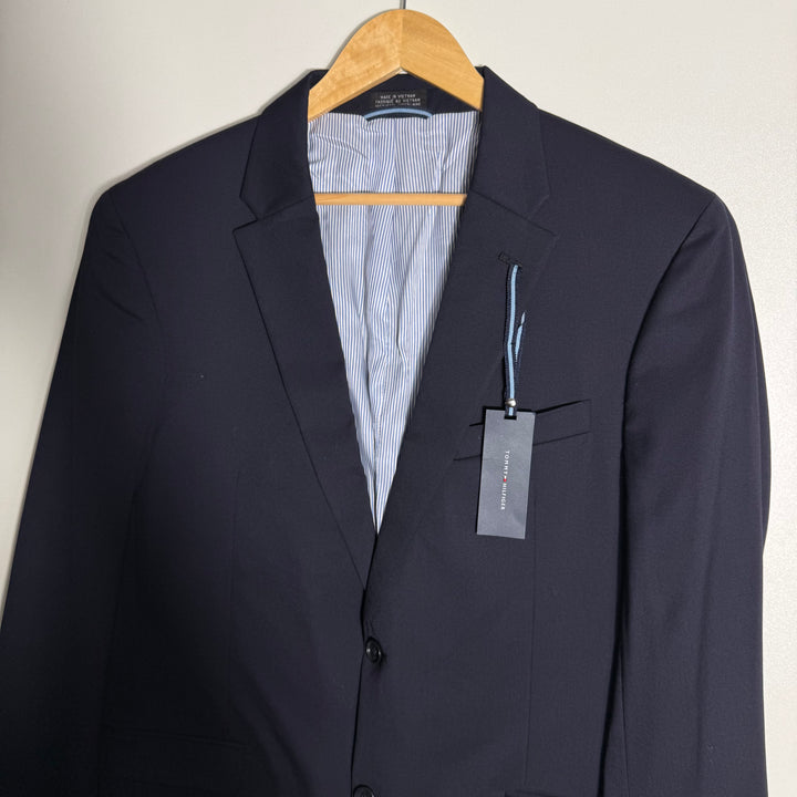 TOMMY HILFIGER CLASSICALLY TAILORED FIT TRIM FIT BLAZER JACKET BRAND NEW BLUE COLOUR