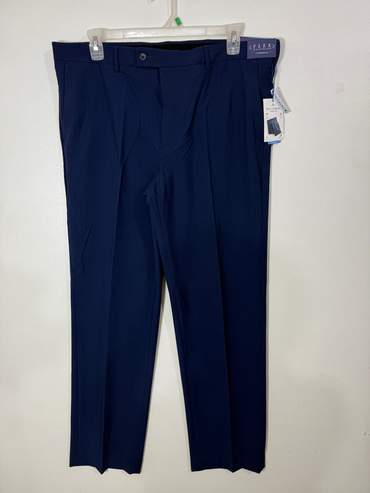 CROFT & BARROW CLASSIC FIT DRESS PANT BRAND NEW WITH STRETCH BLUE COLOUR