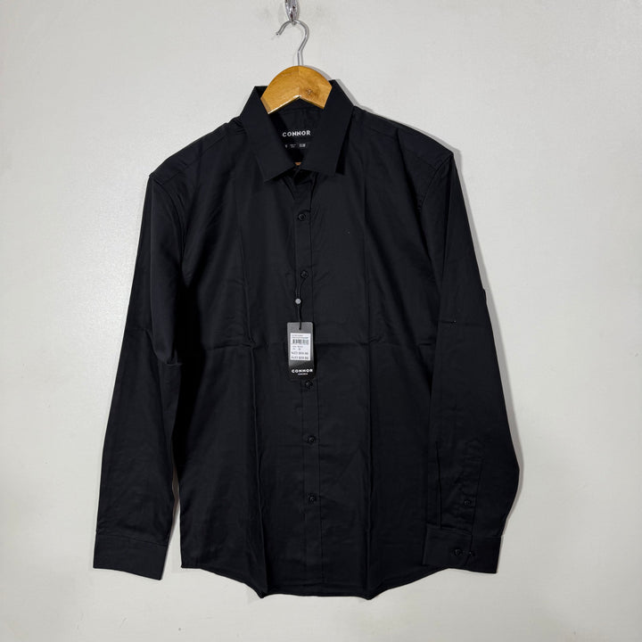 CONNOR SLIM FIT FORMAL SHIRT BRAND NEW BLACK COLOUR