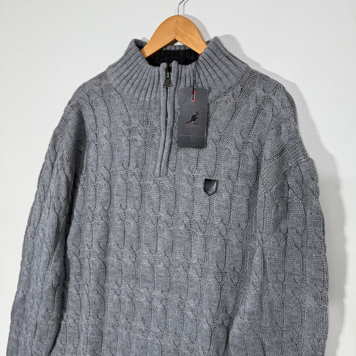 KANGOL HALF ZIP LNITWEAR SWEATER BRAND NEW