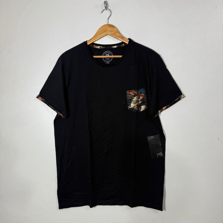 YD COTTON TSHIRT BLACK COLOUR