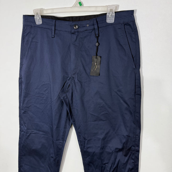 RAG & BONE SLIM FIT COTTON CHINO PANT BRAND NEW WITH STRETCH BLUE COLOUR