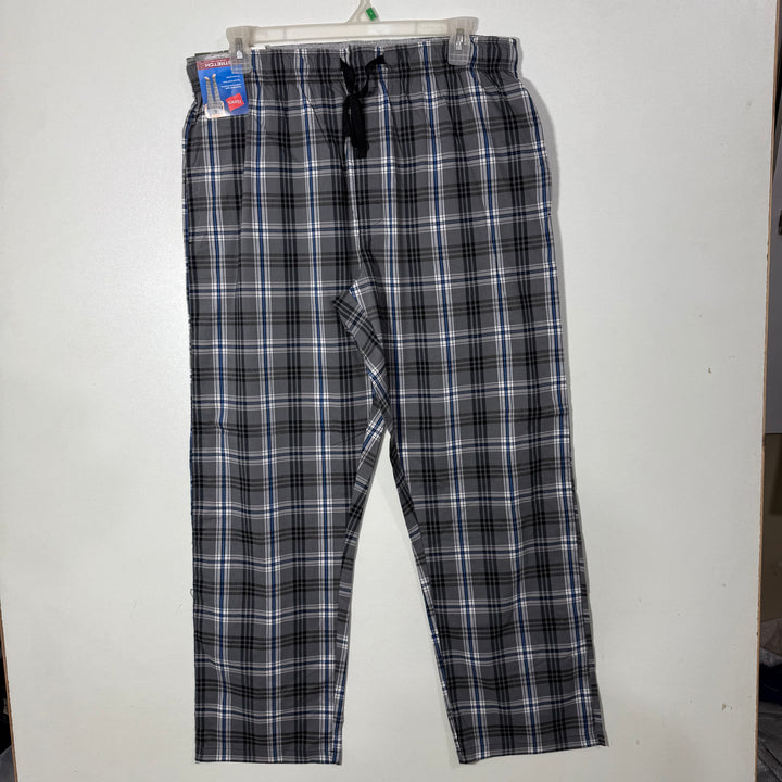 HANES COTTON CHECKERED LOUNGEWEAR TROUSER BRAND NEW