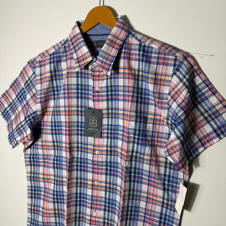 ARROW HALF SLEEVES COTTON CHECKERED SHIRT BRAND NEW