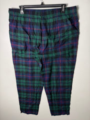 OLD NAVY FLANNEL COTTON CHECKERED LOUNGEWEAR TROUSER BRAND NEW