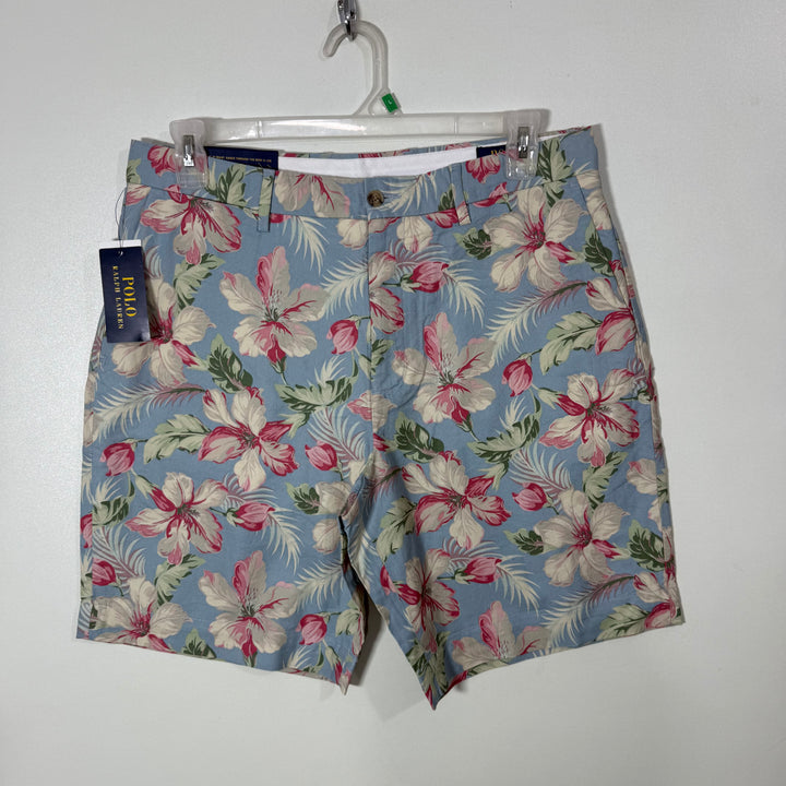 RALPH LAUREN POLO PRINTED COTTON SHORT BRAND NEW WITH STRETCH (28)