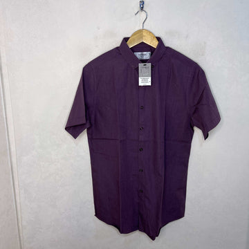 TOPMAN HALF SLEEVES BUTTON DOWN COTTON SHIRT BRAND NEW - JS BROTHERS 