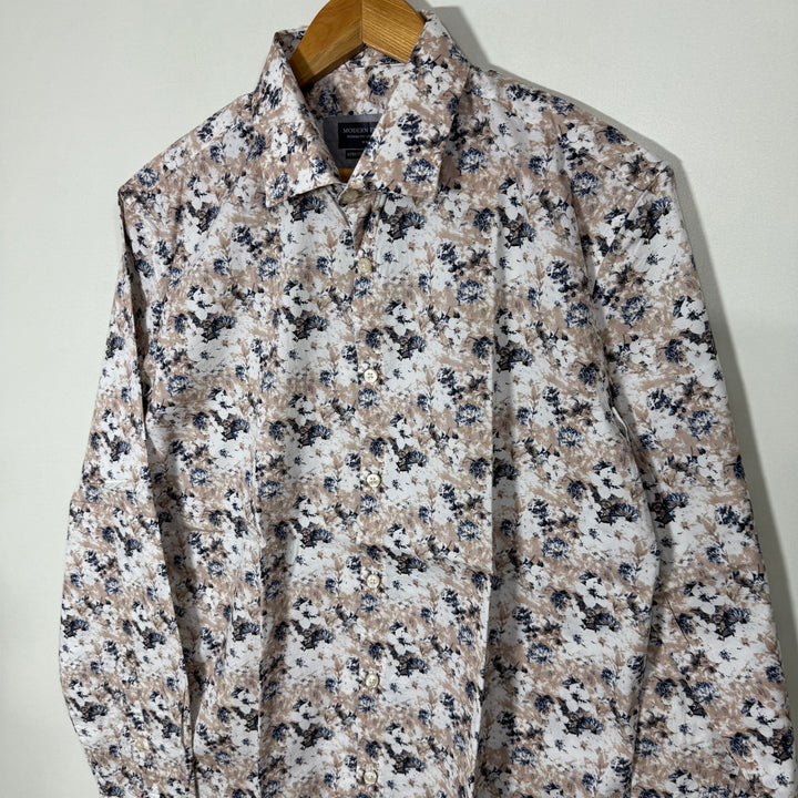 MODERN ENGLISH CASUAL COTTON SHIRT SHIRT WITH STRETCH
