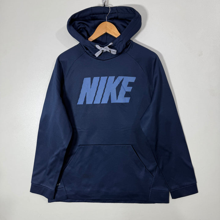 NIKE DRI FIT SPORT HOODIE INNER FLEECE BLUE COLOUR
