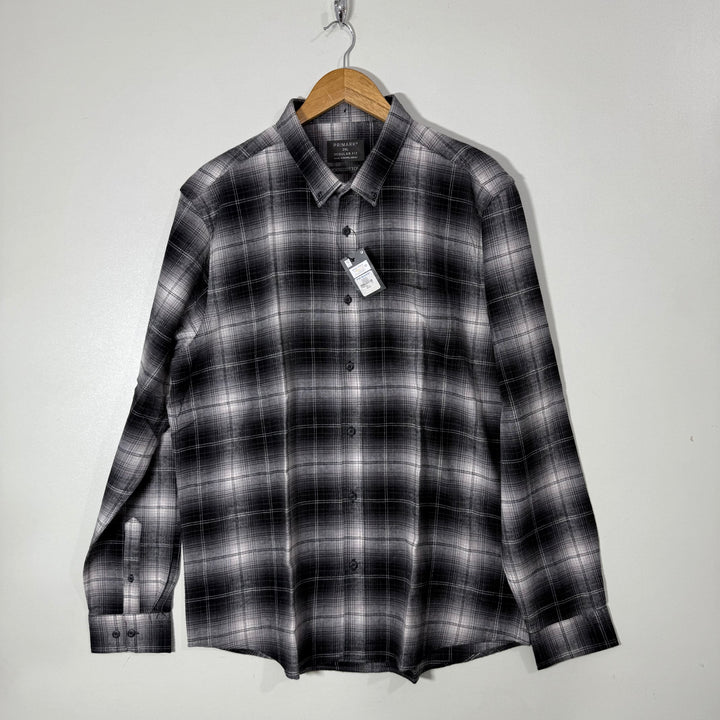 PRIMARK BUTTON DOWN FLANNEL COTTON SHIRT BRAND NEW