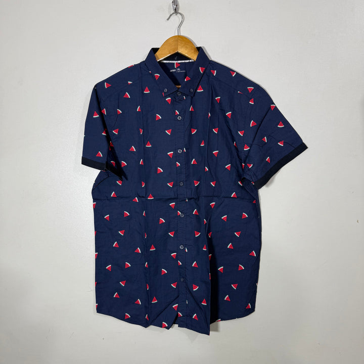 ANKO BUTTON DOWN HALF SLEEVES COTTON SHIRT