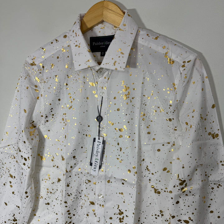 PAISLEY & GRAY SLIM FIT COTTON SHIRT BRAND NEW