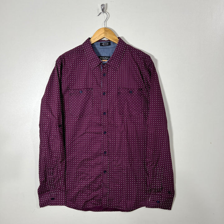 EIGHTY EIGHT DOUBLE POCKETS CASUAL COTTON SHIRT