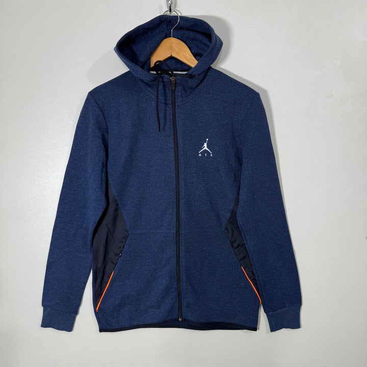 JORDAN SWEAT JACKET WITH HOOD BLUE COLOUR