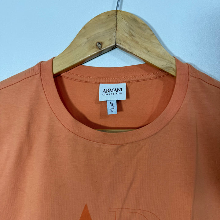 ARMANI COLLEZIONI COTTON TSHIRT  WITH STRETCH