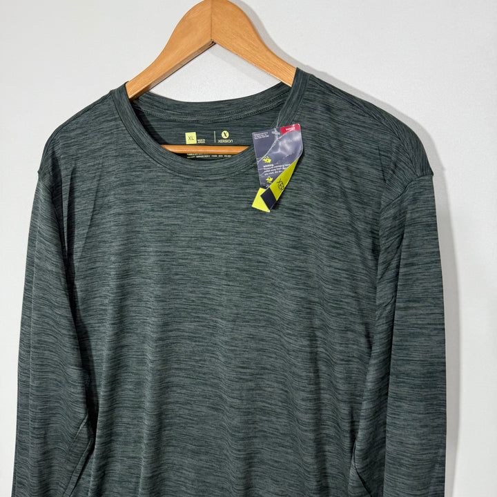 XERSION LONG SLEEVES SPORTYSHIRT BRAND NEW GREEN COLOUR