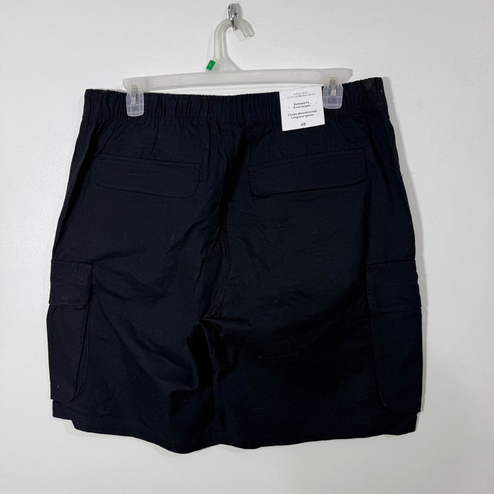 H&M CARGO COTTON SHORT BRAND NEW BLACK COLOUR