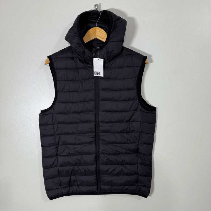 H&M SLEEVES LESS JACKET BRAND NEW WITH HOOD