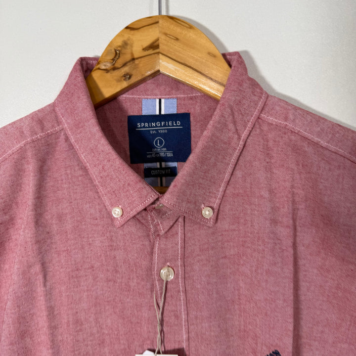 SPRINGFEILD CUSTOM FIT BUTTON DOWN COTTON SHIRT BRAND NEW