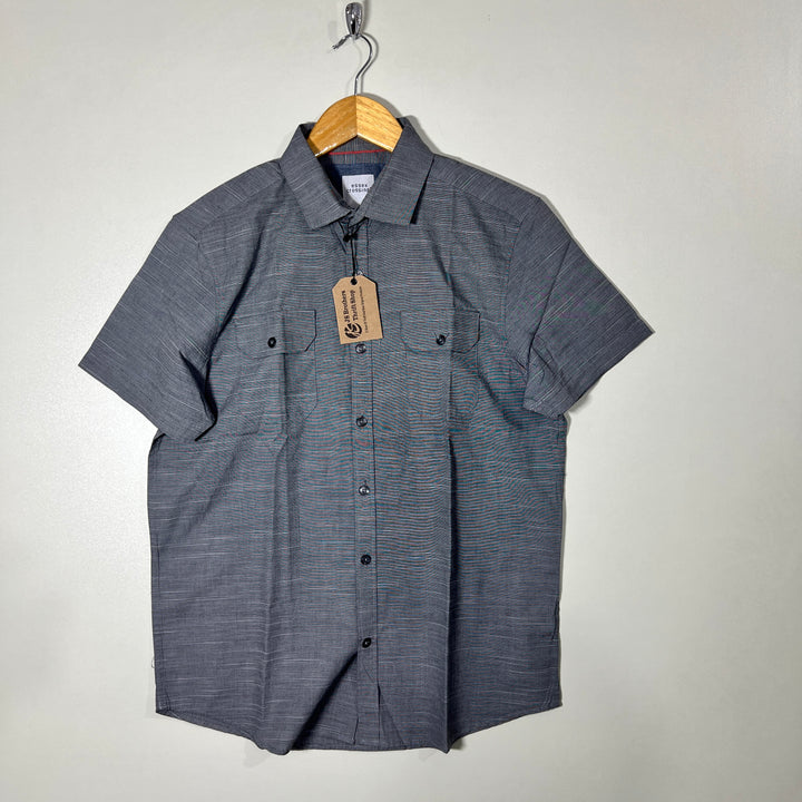 ESSEX CROSSING DOUBLE POCKETS HALF SLEEVES SHIRT