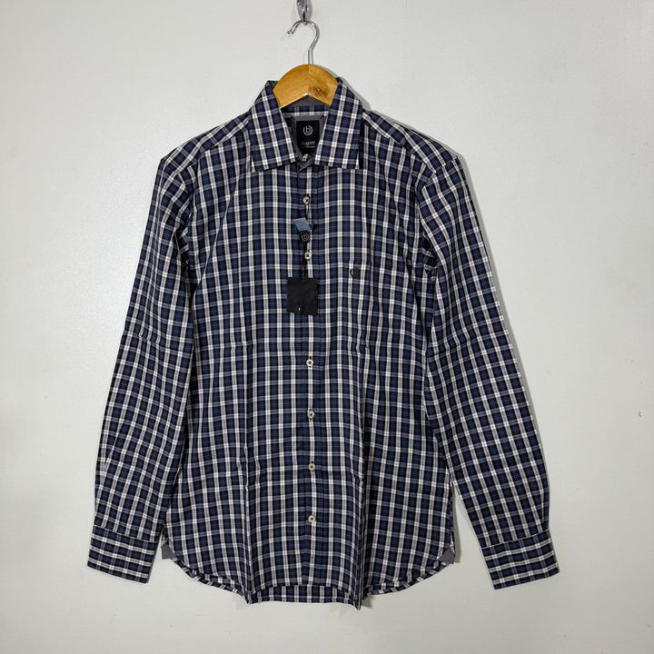 BUGATTI CHECKERED COTTON SHIRT BRAND NEW