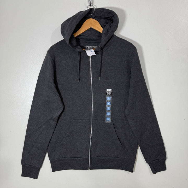 PRIMARK SWEAT JACKET BRAND NEW INNER FLEECE WITH HOOD GREY COLOUR