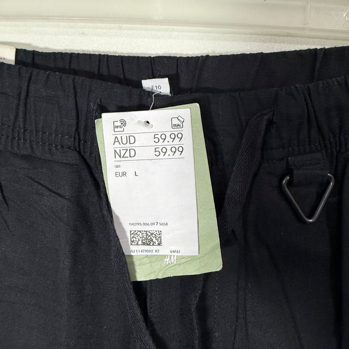 H&M COTTON SHORT BRAND NEW BLACK COLOUR