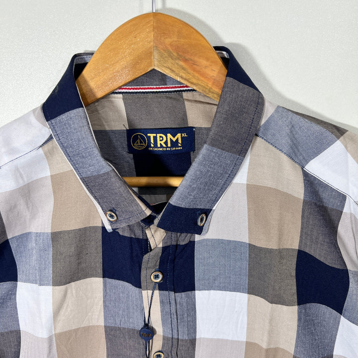 TRM BUTTON DOWN CASUAL COTTON SHIRT BRAND NEW