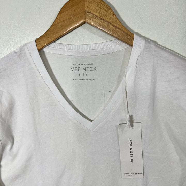 COTTON ON V NECK COTTON TSHIRT BRAND NEW
