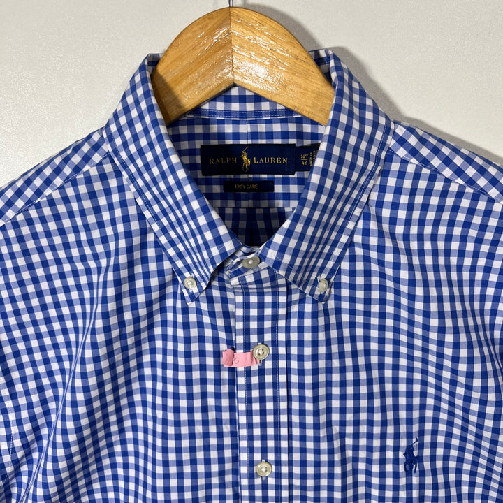 RALPH LAUREN POLO BUTTDOWN HALF SLEEVES SHIRT