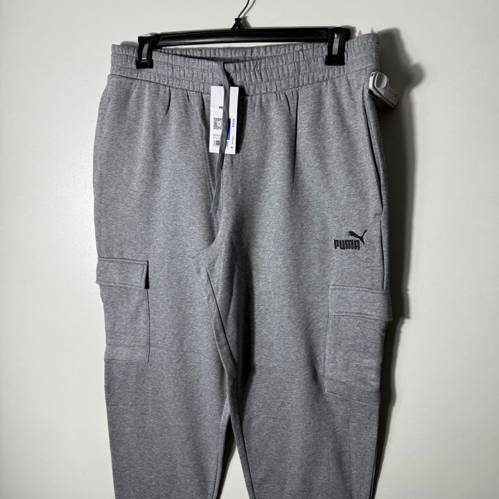 PUMA FLEECE CARGO TROUSER BRAND NEW GREY COLOUR