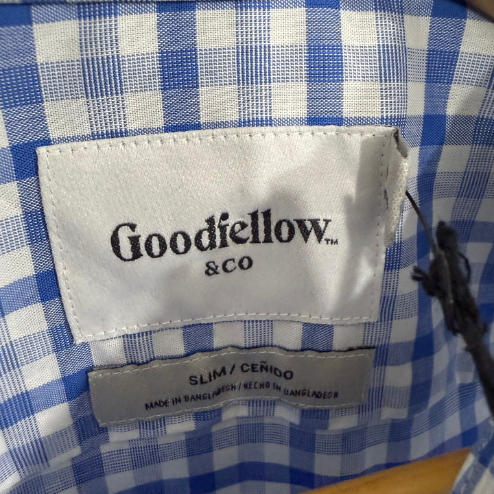 GOOD FELLOW & CO COTTON CHECKERED FORMAL SHIRT BRAND NEW