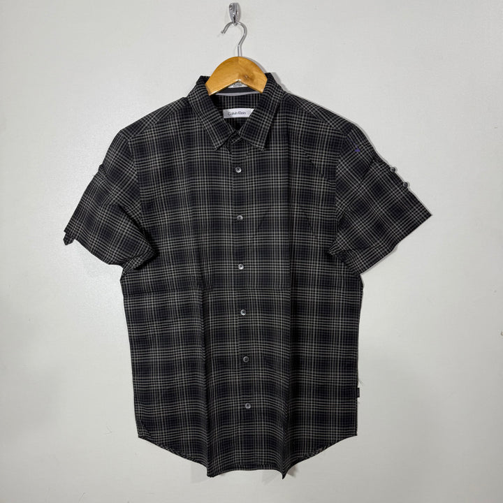 CALVIN KLEIN HALF SLEEVES COTTON SHIRT