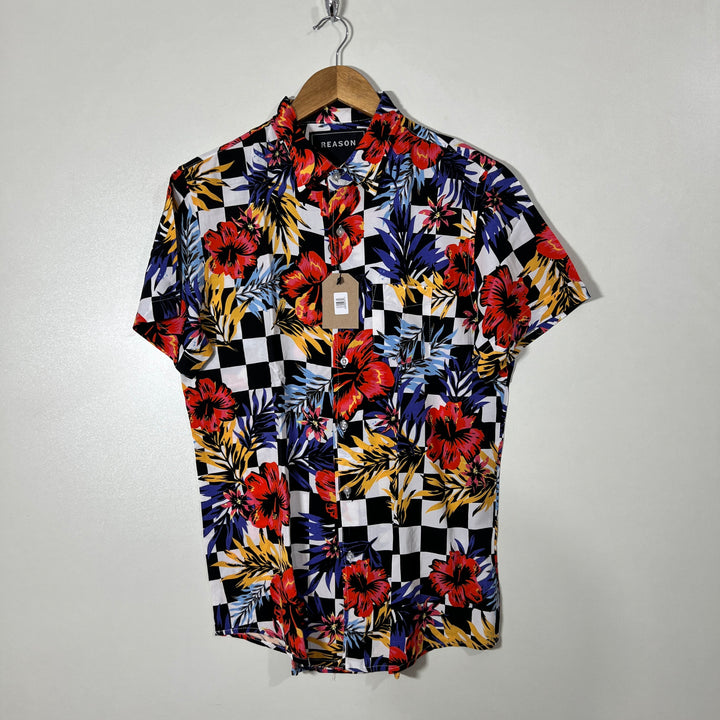 REASON HALF SLEEVES HAWAI SHIRT