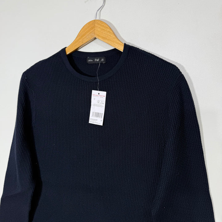 F&F KNITED SWEATER BRAND NEW BLUE COLOUR