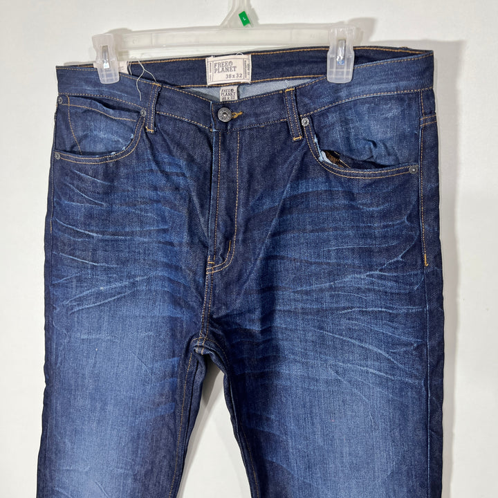 FREE PLANET STRAIGHT FIT DENIM PANT WITHOUT STRETCH