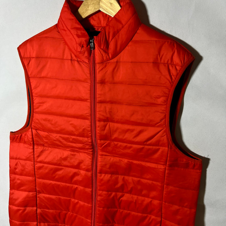 ANGELO LITRICO SLEEVES LESS PUFFER JACKET