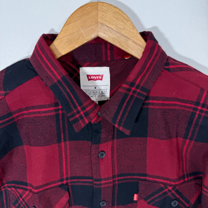 LEVIS DOUBLE POCKETS FLANNEL COTTON SHIRT BRAND NEW