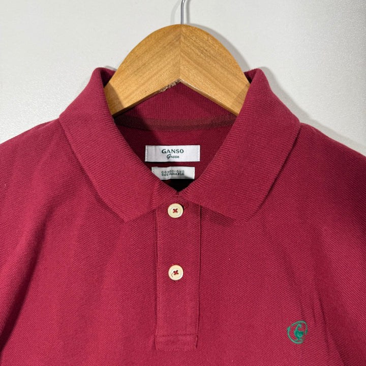 GRANDO GREEN COTTON POLO TSHIRT