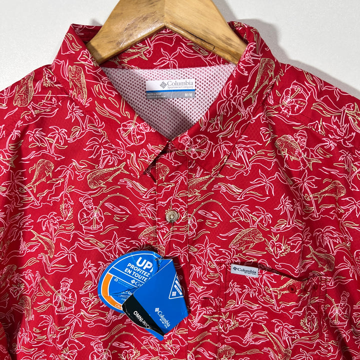 COLUMBIA HALF SLEEVES NON IRON SHIRT BRAND NEW WITH STRETCH