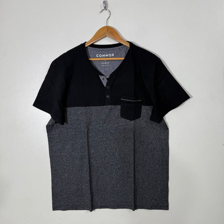 CONNOR V NECK COTTON TSHIRT
