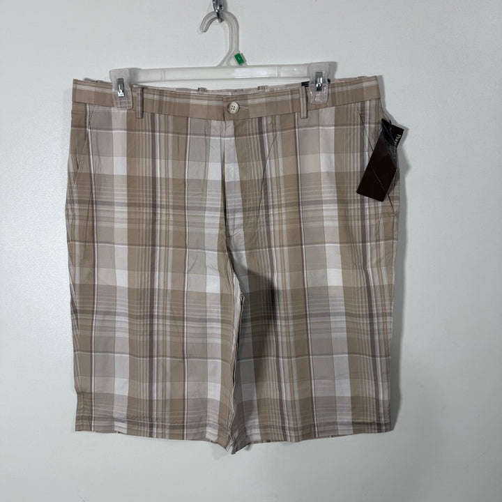 PERRY ELLIS CHECKERED COTTON SHORT BRAND NEW